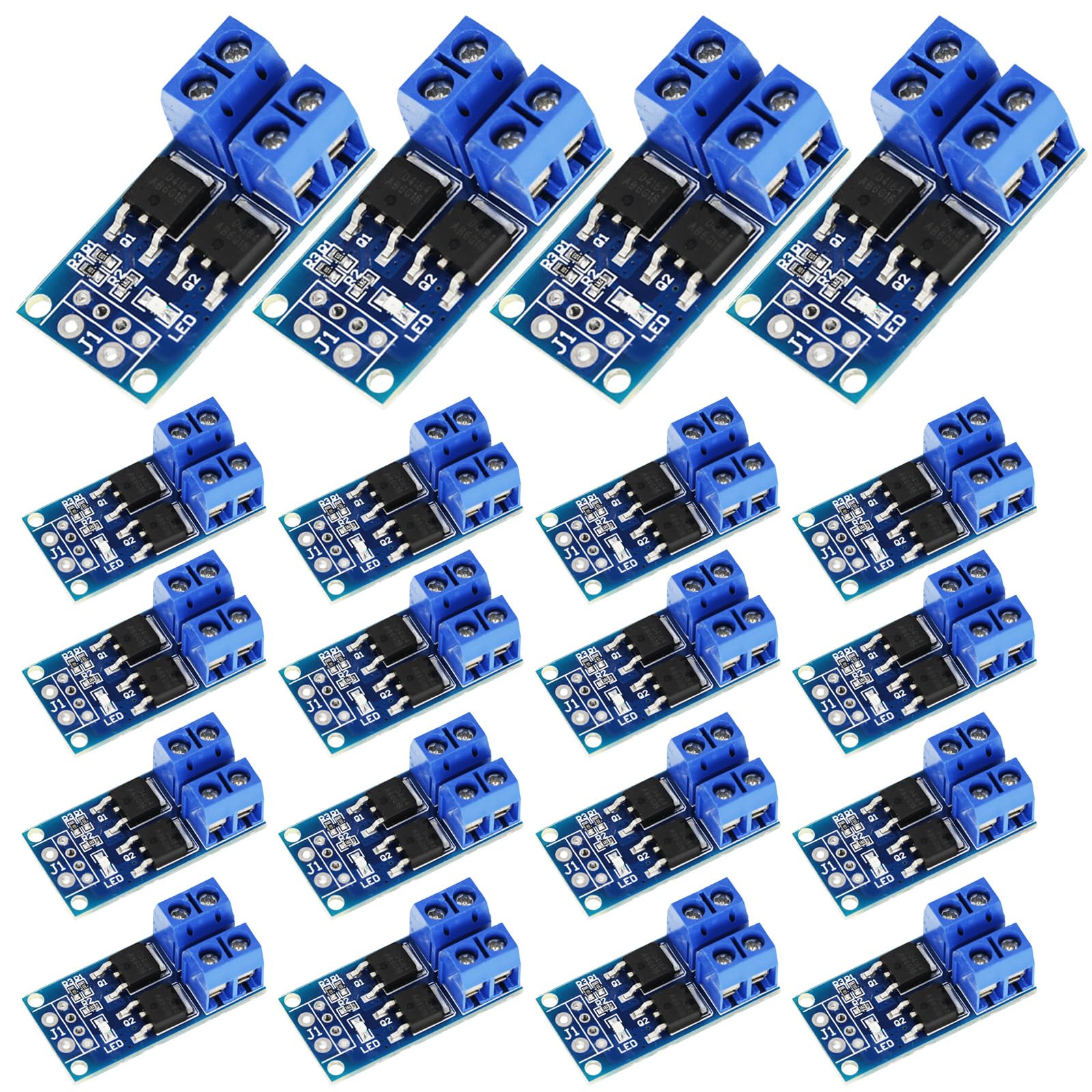 Modulo driver MOSFET 5V-36V 15A 30A 400W PWM regolatore