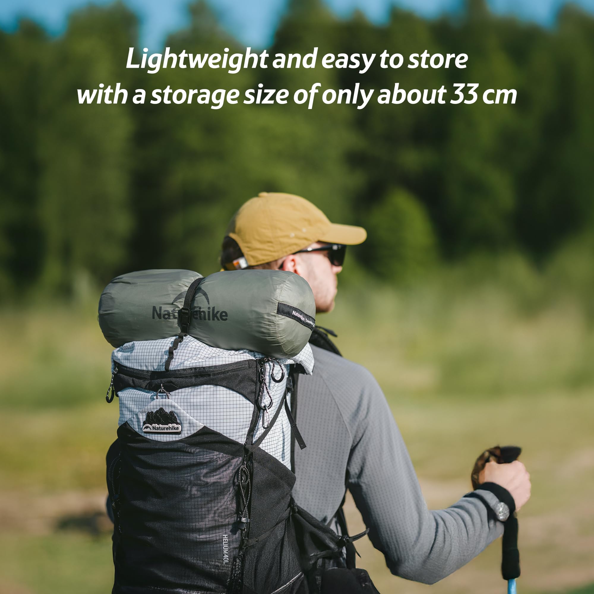 Naturehike Summiture UL ultralekki namiot turystyczny, dla 2 osób, 3 pory roku, odporny na wiatr i wodę, 5 trybów ustawienia, na wędrówki, kemping, wspinaczkę