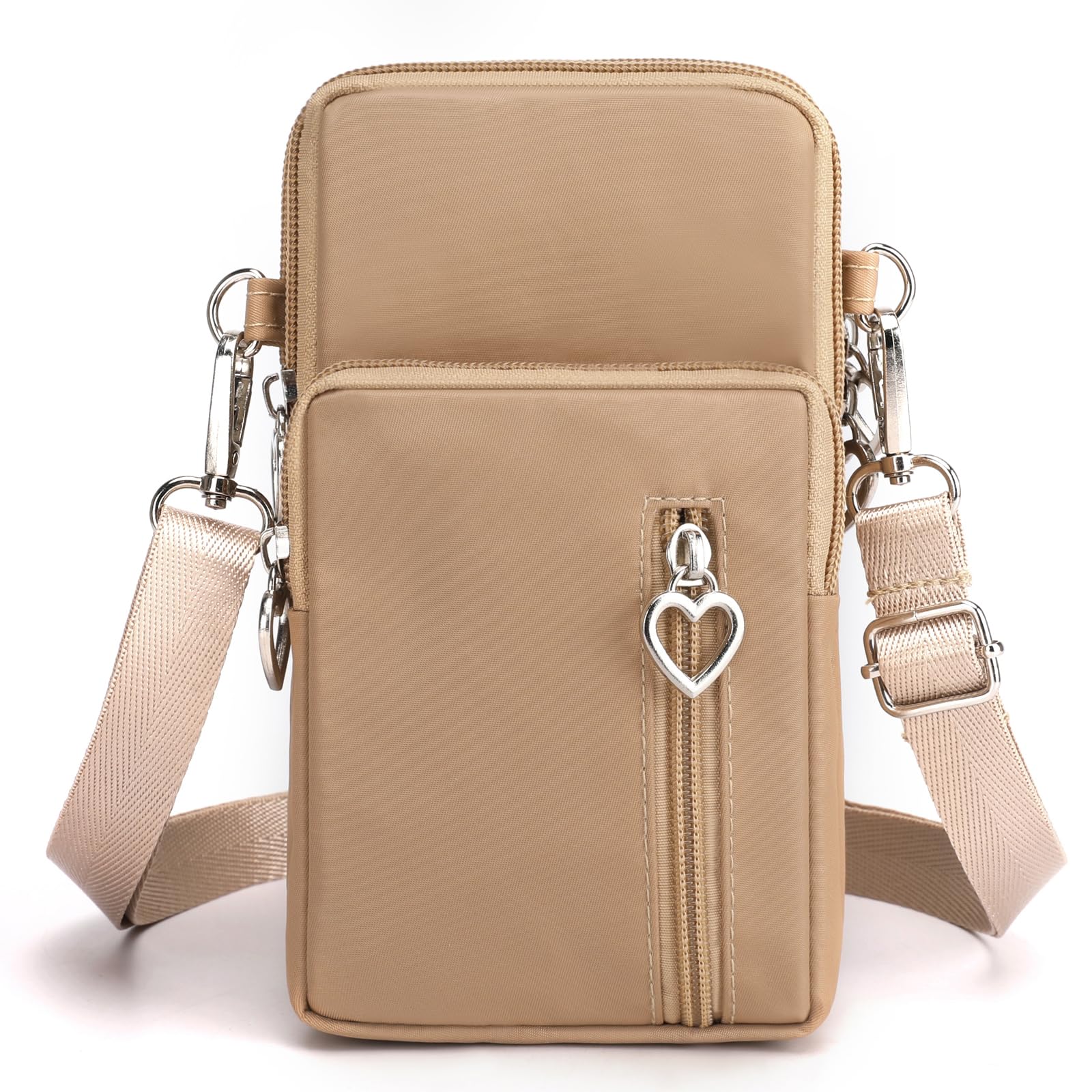 JANKS Small Crossbody Bag for Women - Mini Phone Purses with Crossbody Strap and Wallet - Nylon Arm Bag