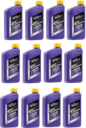 Royal Purple Aceite sintético para motor HPS Street 20W-50, 1 cuarto de galón (caja de 12)