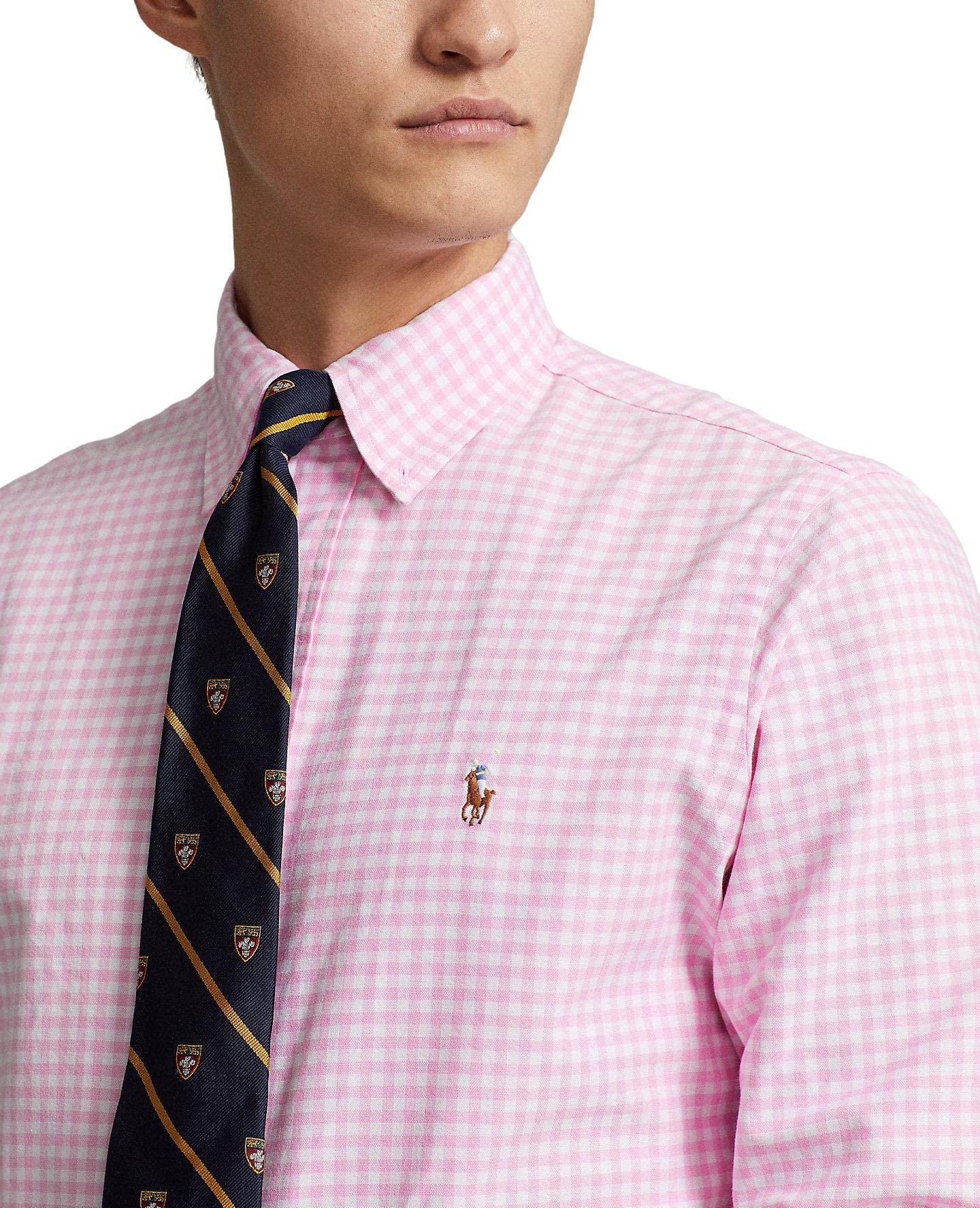 Polo Ralph Lauren Classic Fit Garment-Dyed Oxford Shirt Camicia Oxford Tinta Pezzo Taglio Classico Uomo (Set di 1)