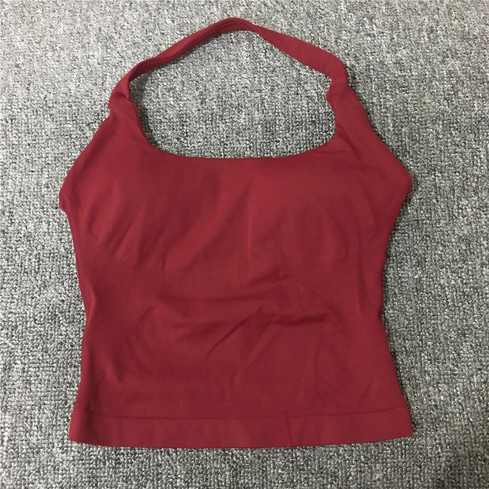 Reggiseno Sportivo Donna Top Senza Cuciture for Yoga, Schienale, con Scollo a V e Canotta Modellante