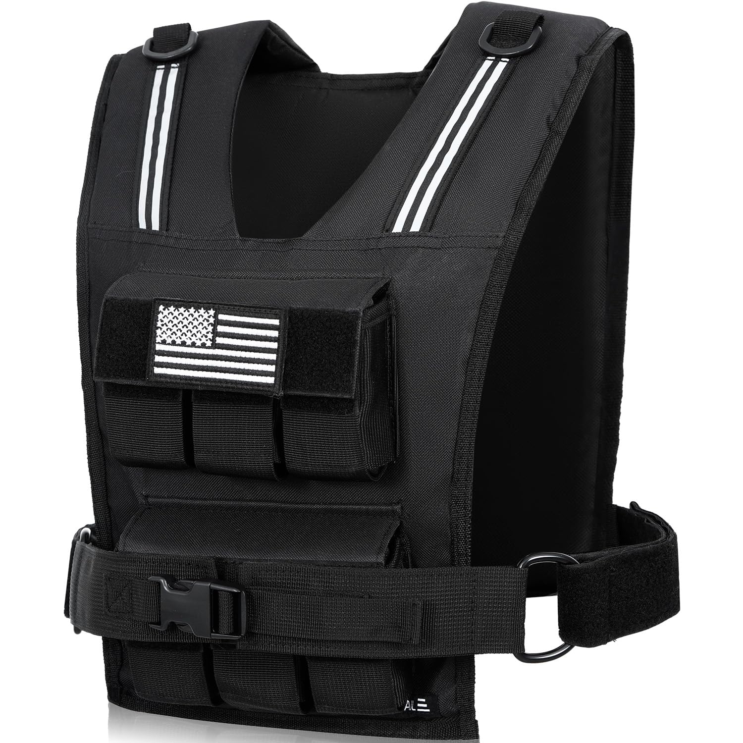 BAGAIL Gilet Zavorrato per l'allenamento della Forza, Piastre di Ferro Rimovibili, Busto Regolabile, Gilet Fitness Resistente per Uomo Donna, Ideale per gli Allenamenti in Palestra,Yoga ed Aerobici
