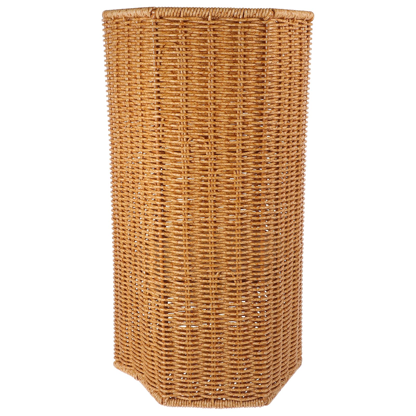 STOBAZA Portaombrelli in Rattan Artificiale Con Secchiello in Plastica Contenitore Multiuso Per Ombrelli Lunghi E Pieghevoli Adatto Per Ingresso Ufficio E Casa Contenitore Per Tappetini Yoga