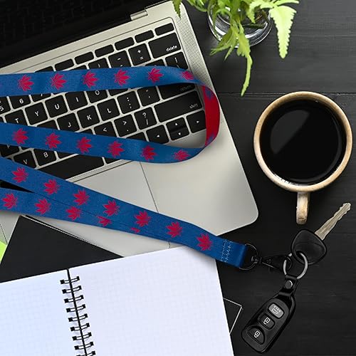 Miniatura 6 de EASTEX Llavero con cordón de hoja de marihuana - Cordón de identificación de cannabis para llaves, llavero de insignia