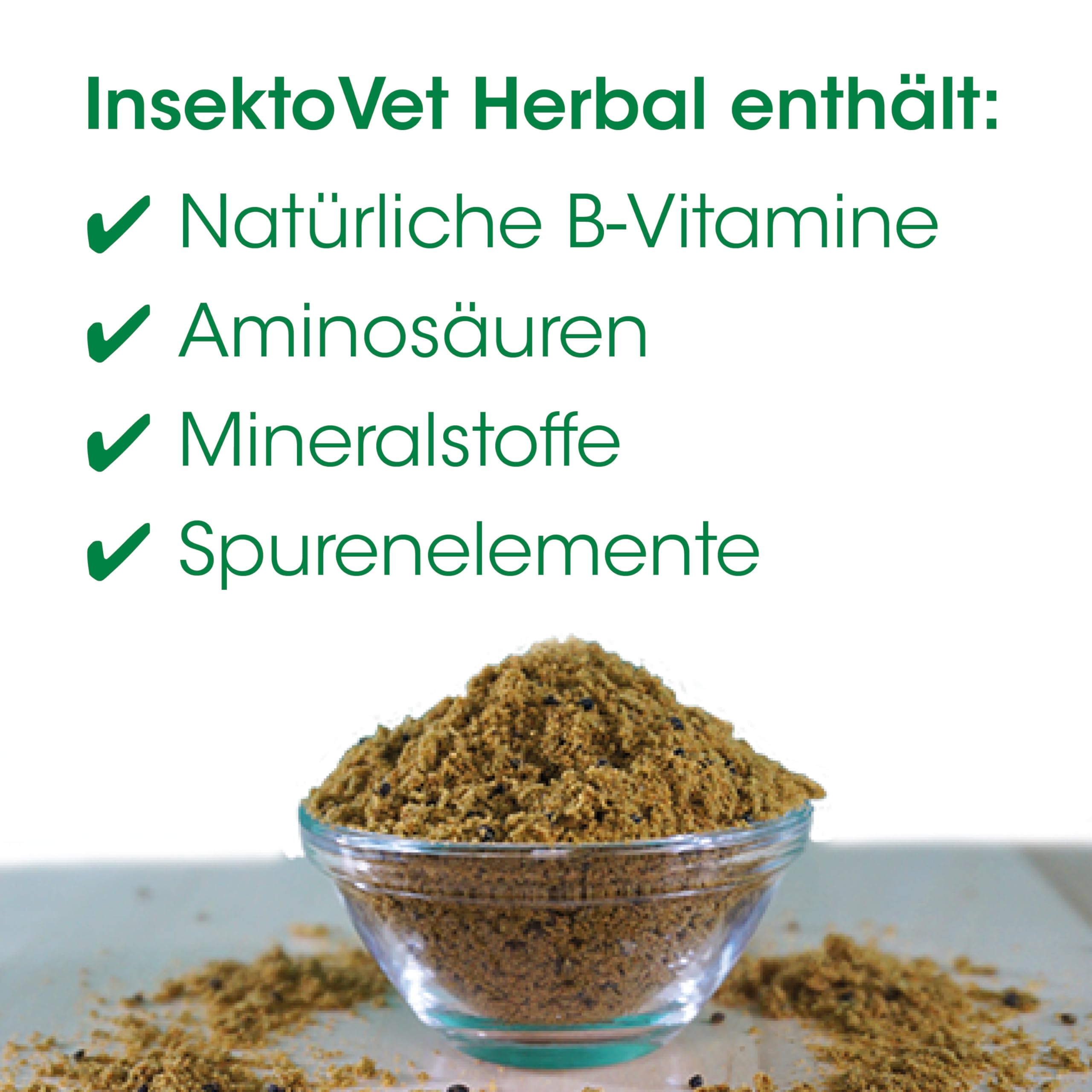 cdVet Naturprodukte InsektoVet herbal 1,8 kg - Hund - unterstützen ernährungsbedingt den Hautstoffwechsel - positive Entwicklung des Hautmilieus -