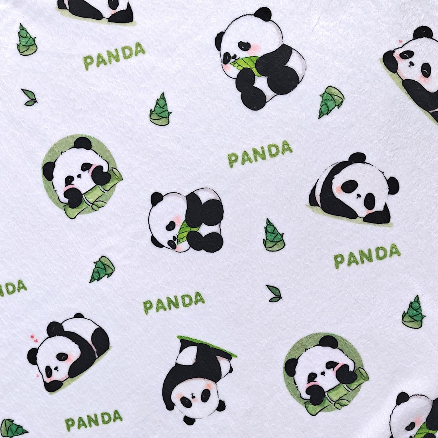 Panda Blanket Super Soft Cozy Blankets White Pandas Stuff Pandabear Gifts for Girls Kids Teens Adults Flannel Fleece Blanket Lightweight Cute Panda Accessories (White Panda, 50"x60") - Image 4