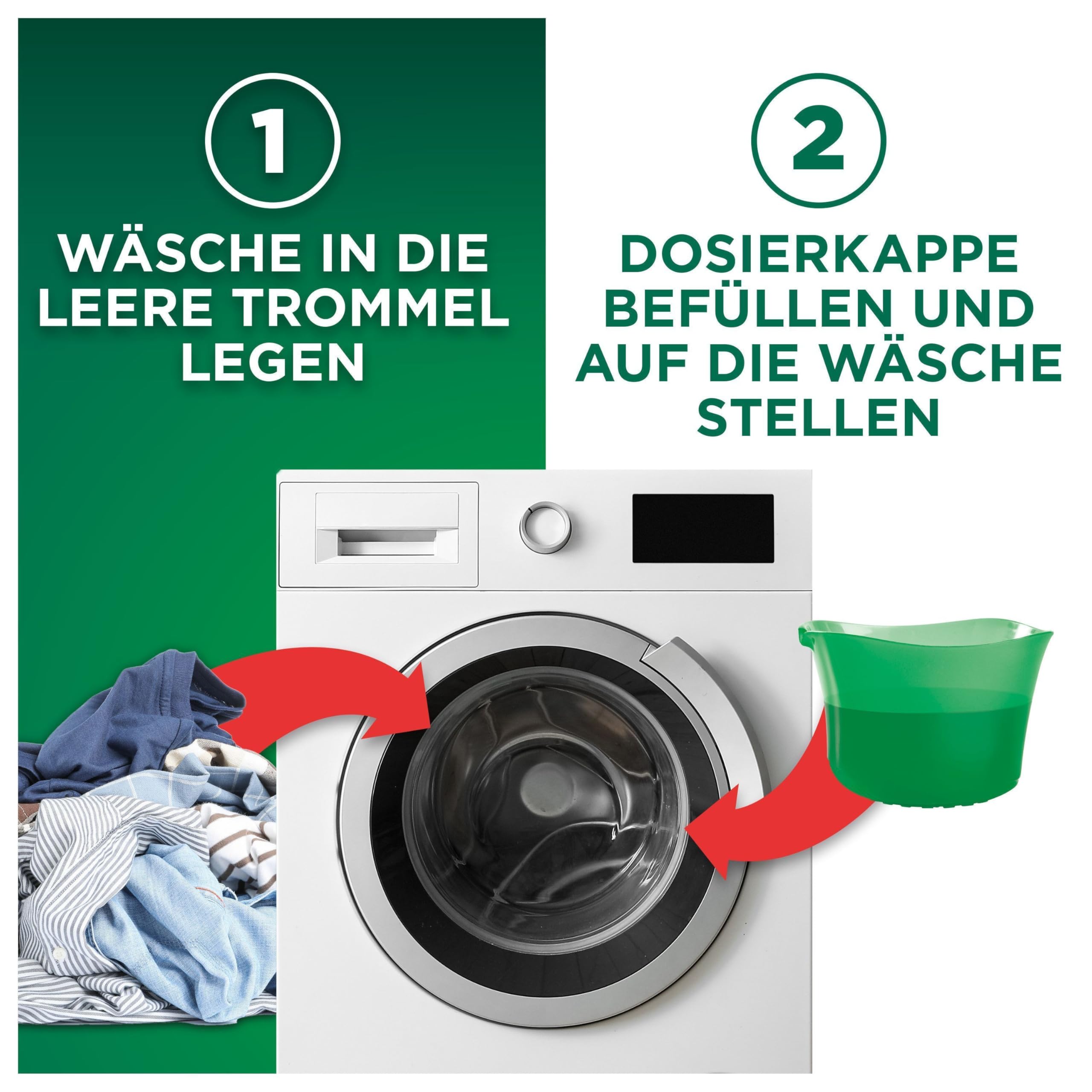 Ariel Flüssigwaschmittel, 100 Waschladungen Universal+ Waschmittel, Mit der Frische von Febreze, Kraftvolle Fleckenentfernung schon ab der 1. Wäsche
