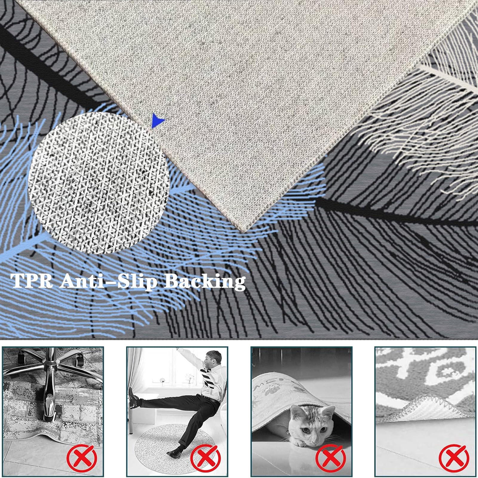Alfombra Silla Ruedas Gaming Oficina, Alfombra Silla Escritorio, Gaming Protector de Suelo, Oficina Escritorio Gamer Alfombrilla, Alfombras para Sillas, Alfombra Suelo Gaming 200 x 300 cm