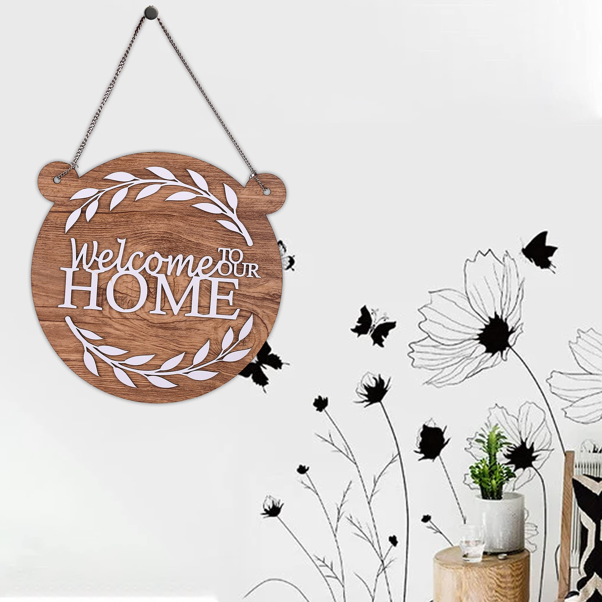 Sehaz Artworks Wooden Wall Hangings | Home Décor Items | Home Decoration Items - WEL-Home-WHT - Image 6 thumbnail