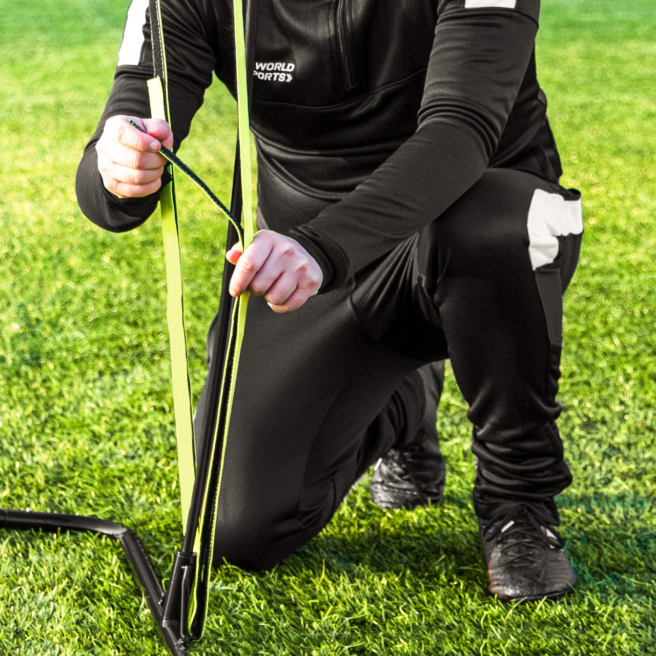 FORZA - Red de lanzamiento para quarterback | QB Target Practice Aid | Entrenador de desvanecimiento de fútbol americano