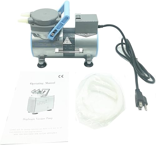 Miniatura 6 de CGOLDENWALL 15 L/min aceite sin aceite de la bomba de vacío del diafragma del laboratorio certificado GM-0.20 del CE