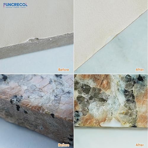 Miniatura 6 de Kit de reparación de encimera de cuarzo (transparente, blanco, beige) Kit de reparación de chips de cuarzo de secado rápido de los años 30 para