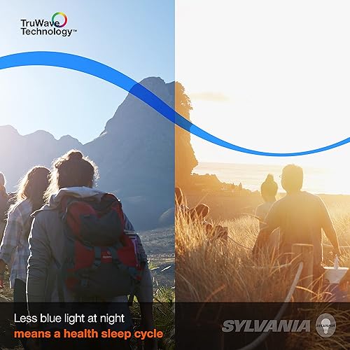 Miniatura 4 de Sylvania - Bombilla LED TruWave Natural Series BR40 equivalente a 85 W eficiencia de 12 W base media regulable esmerilada 2700 K blanco suave