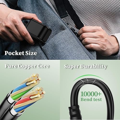 Miniatura 6 de Cargador de 5V para NOCO GB70 GB40 GB30 GB20 Cable de alimentación de arranque de batería para NOCO Boost Sport Jump Starter Adaptador de CA Fuente