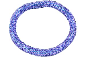 Nepal Roll Beaded Crochet Rope Bracelet Rolling Beadwork Everyday Jewelry for Bridesmaid