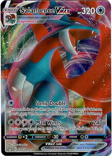 Salamence VMAX - 144189 - Espada y escudo ultra raros Darkness Ablaze Singles