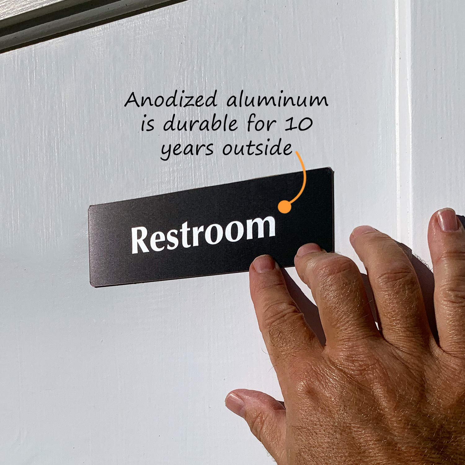 Do Not Disturb Smartsign Please Flush After Use Bathroom Sign 2x6 