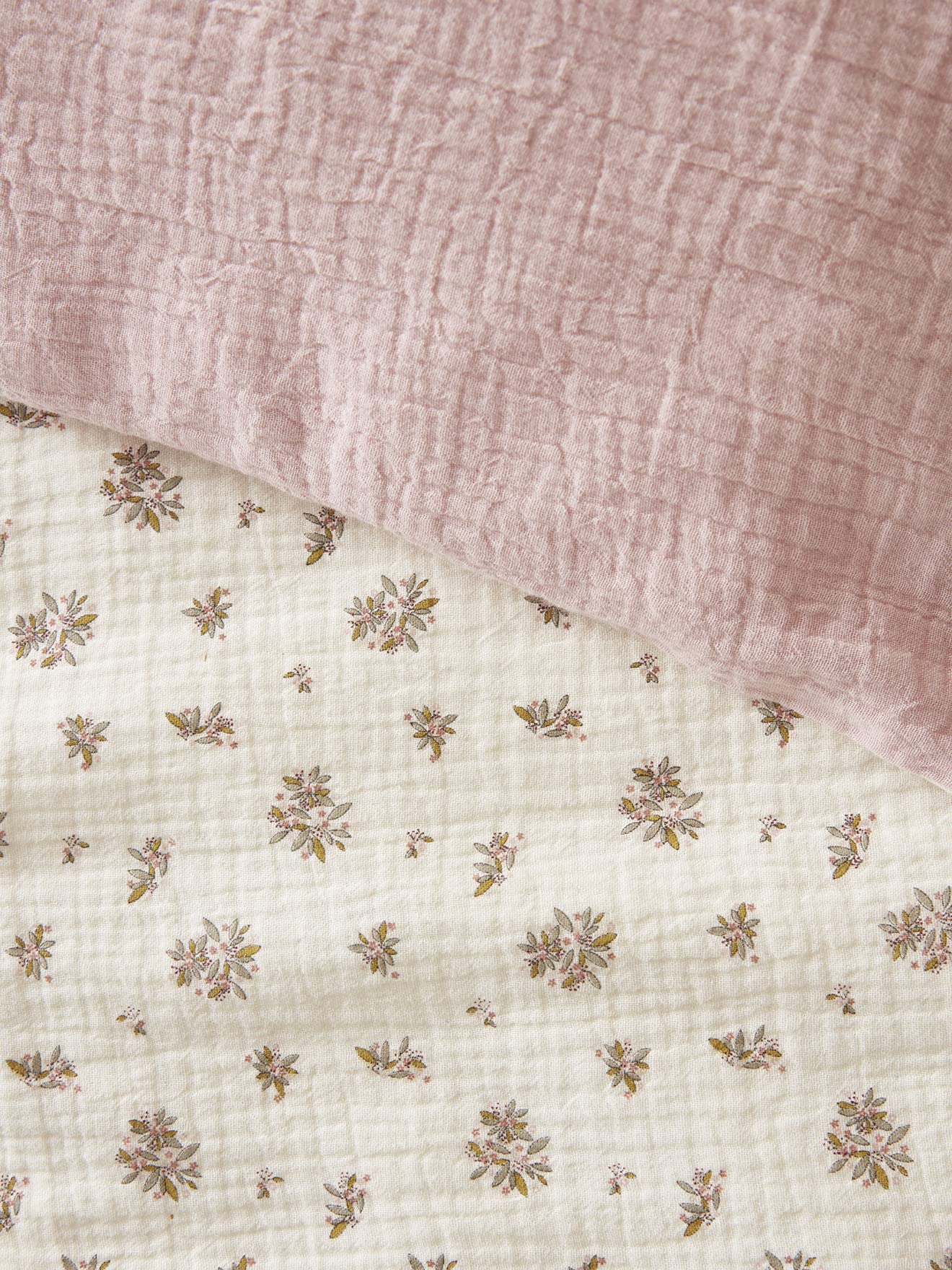 VERTBAUDET Housse de Couette bébé en Gaze de Coton Grenier écru/Multicolore 80X120