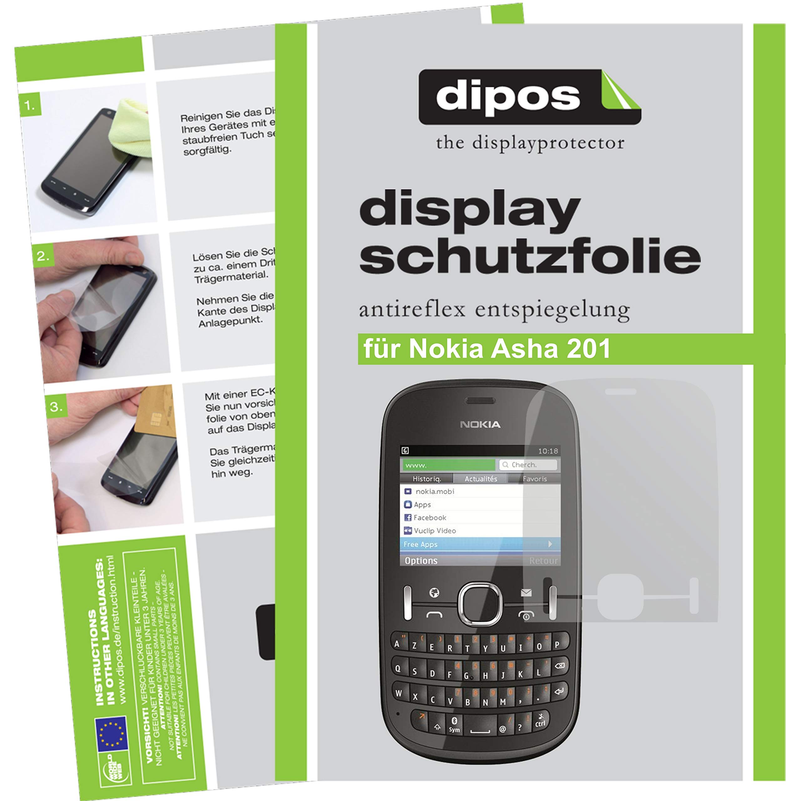 dipos I Pellicola Protettiva Compatibile con Nokia 1.3 Pellicola di Protezione Cristallo