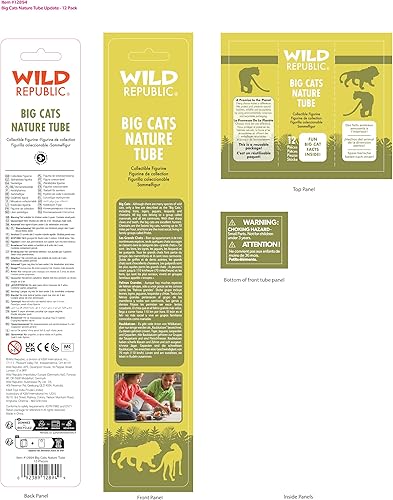 Miniatura 3 de Wild Republic Nature Tube - Gatos grandes