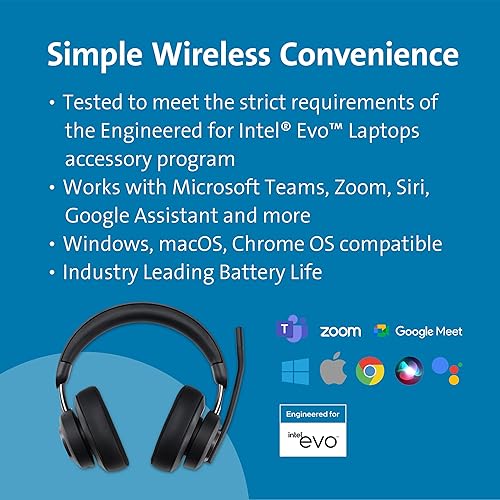 Miniatura 2 de Kensington Auriculares Bluetooth H3000 sobre la oreja, color negro