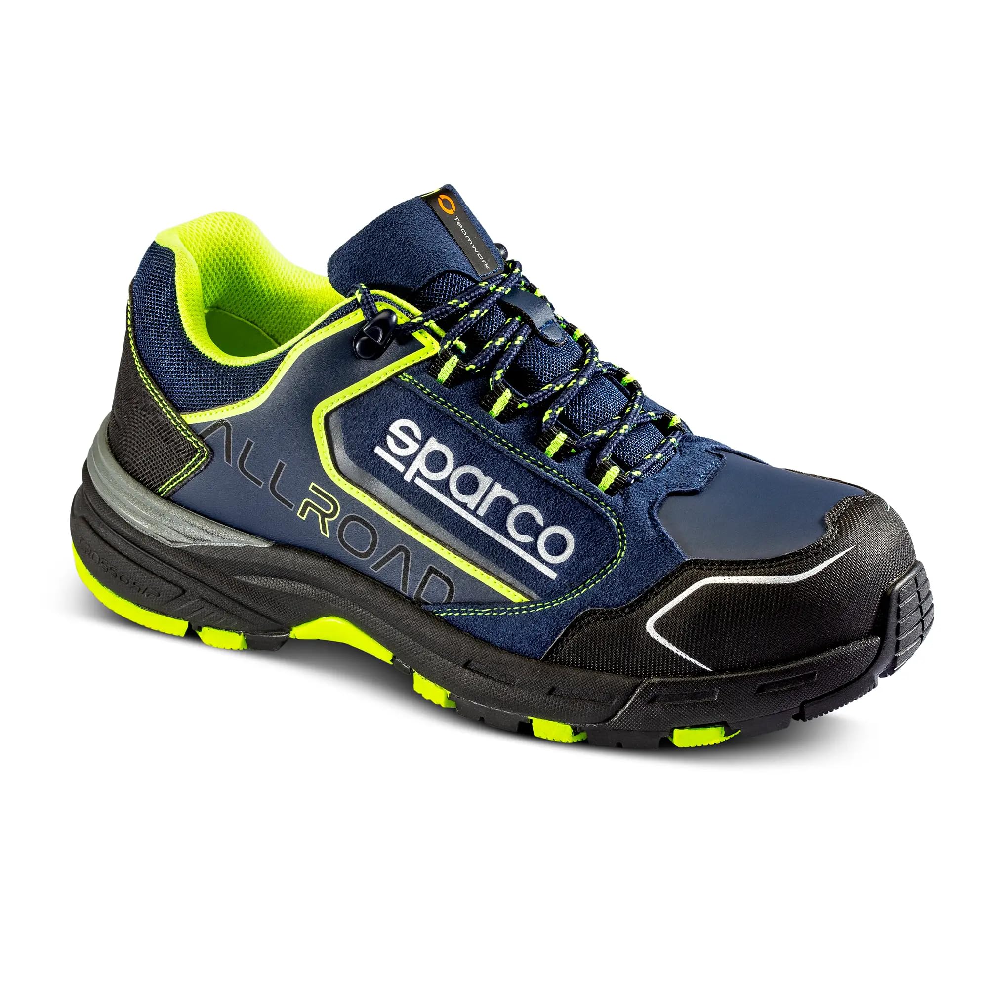 Sparco Allroad S3 SRC, Chaussures de Travail Anti-Chance Mixte, Fluo Jaune, 44 EU