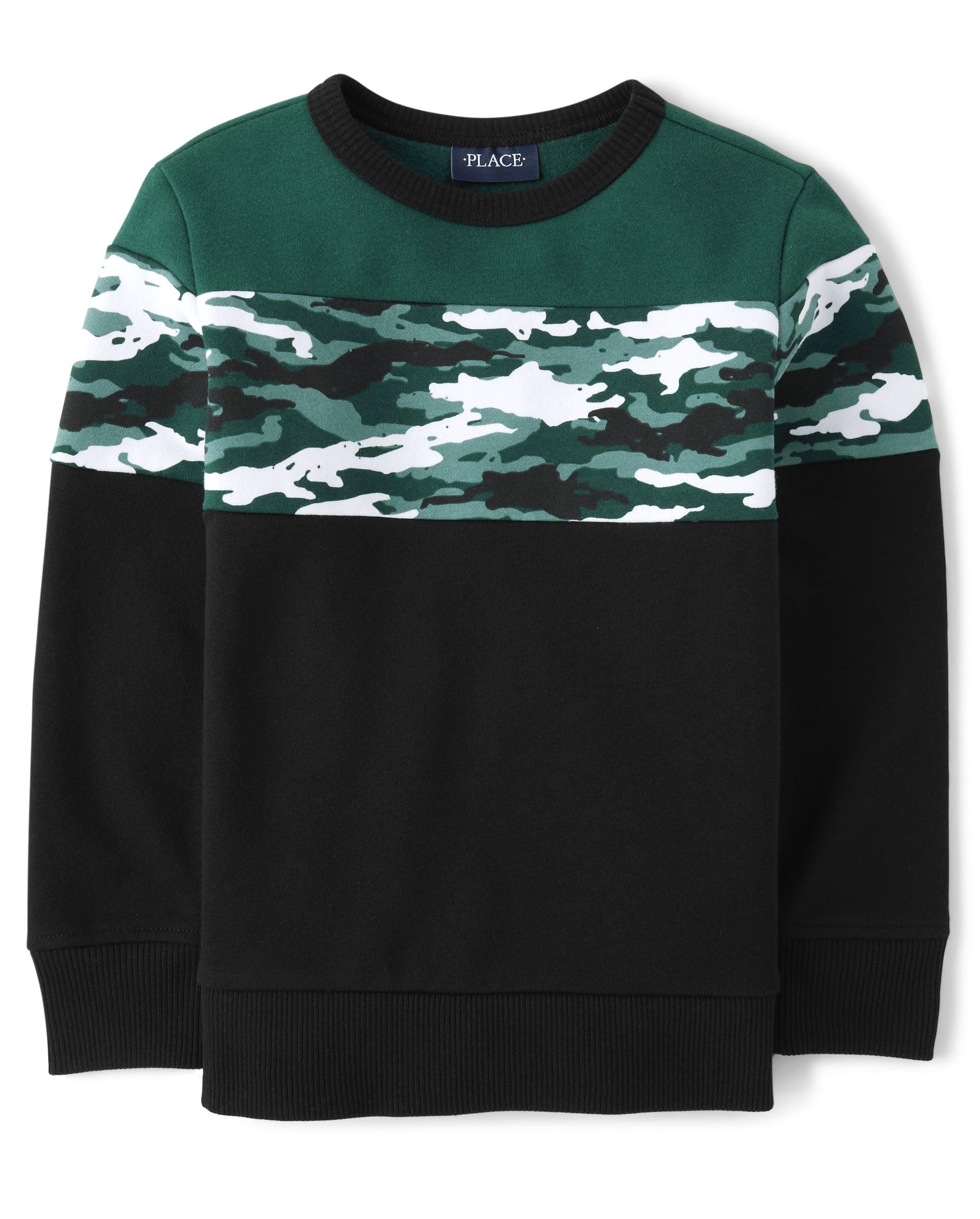 Long Sleeve Crew Neck Pullover Sweatshirt