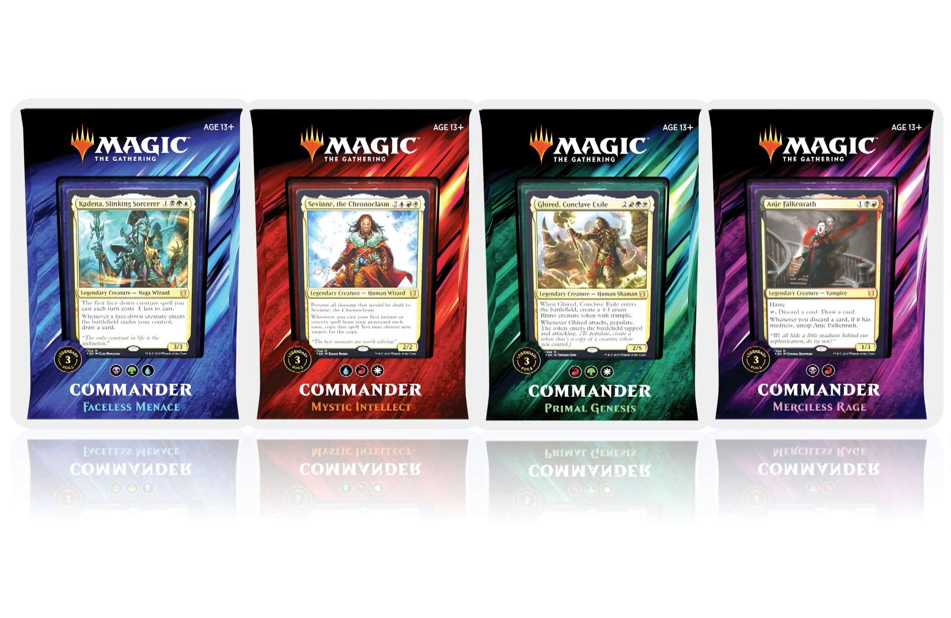 MTG Magic The Gathering: 2019 Commander Decks – Set of 4 : Amazon 