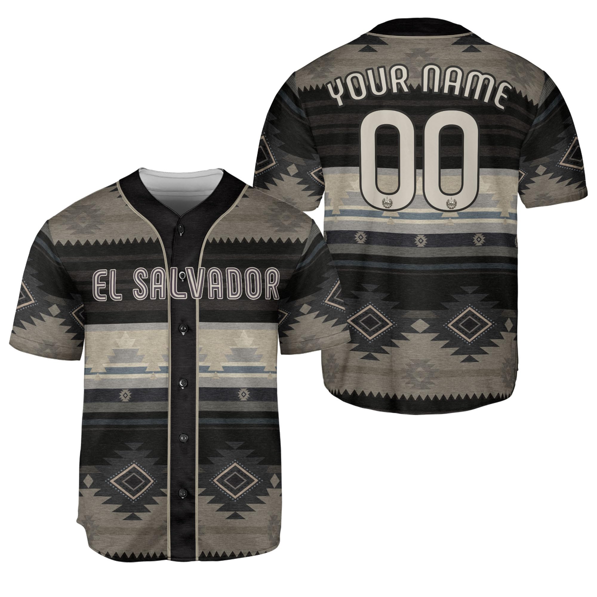 BUTILY Custom El Salvador Jersey Baseball, Personalized El Salvador Jerseys for Men, El Salvador Jersey, El Salvador Shirt 2, 9