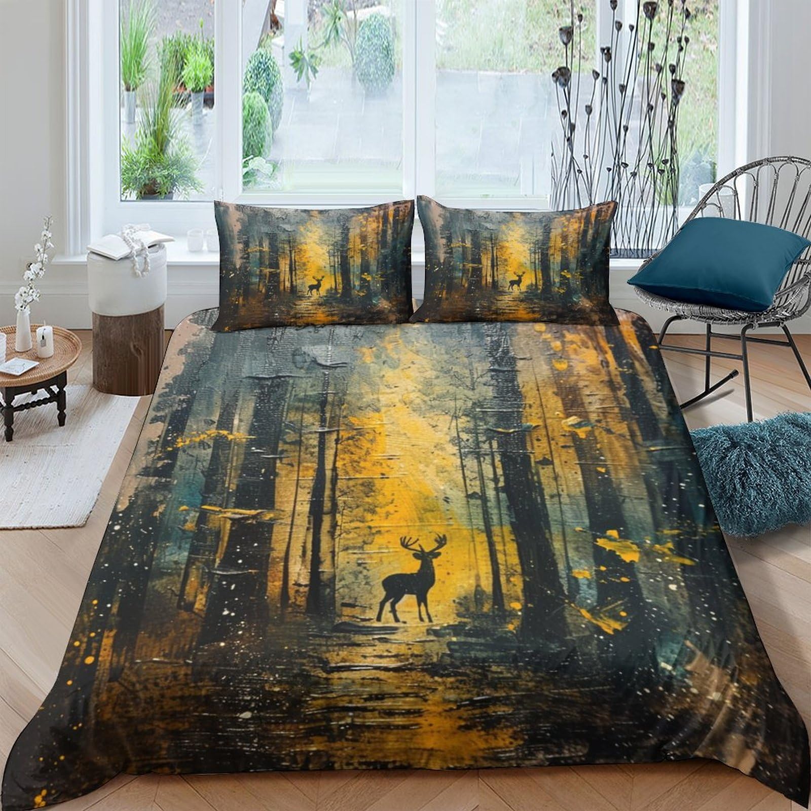 Stampato in 3D Pronipote tibetano Copertina Stampata Microfibra Disegnata Biancheria Da Letto Stile Morbido Con 2 Federe,Double（200x200cm）, Per Adolescenti E Adulti