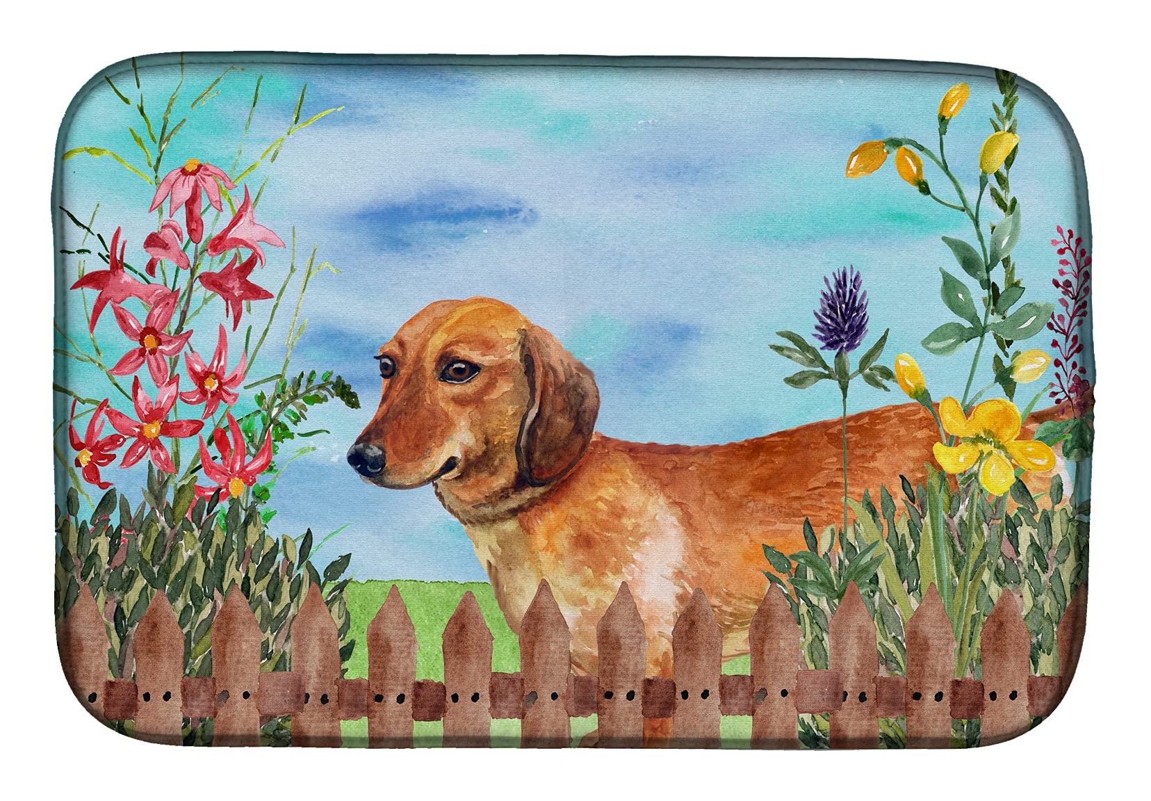 Tapis de séchage vaisselle Caroline's Treasures CK1214DDM 35x53 cm Spring