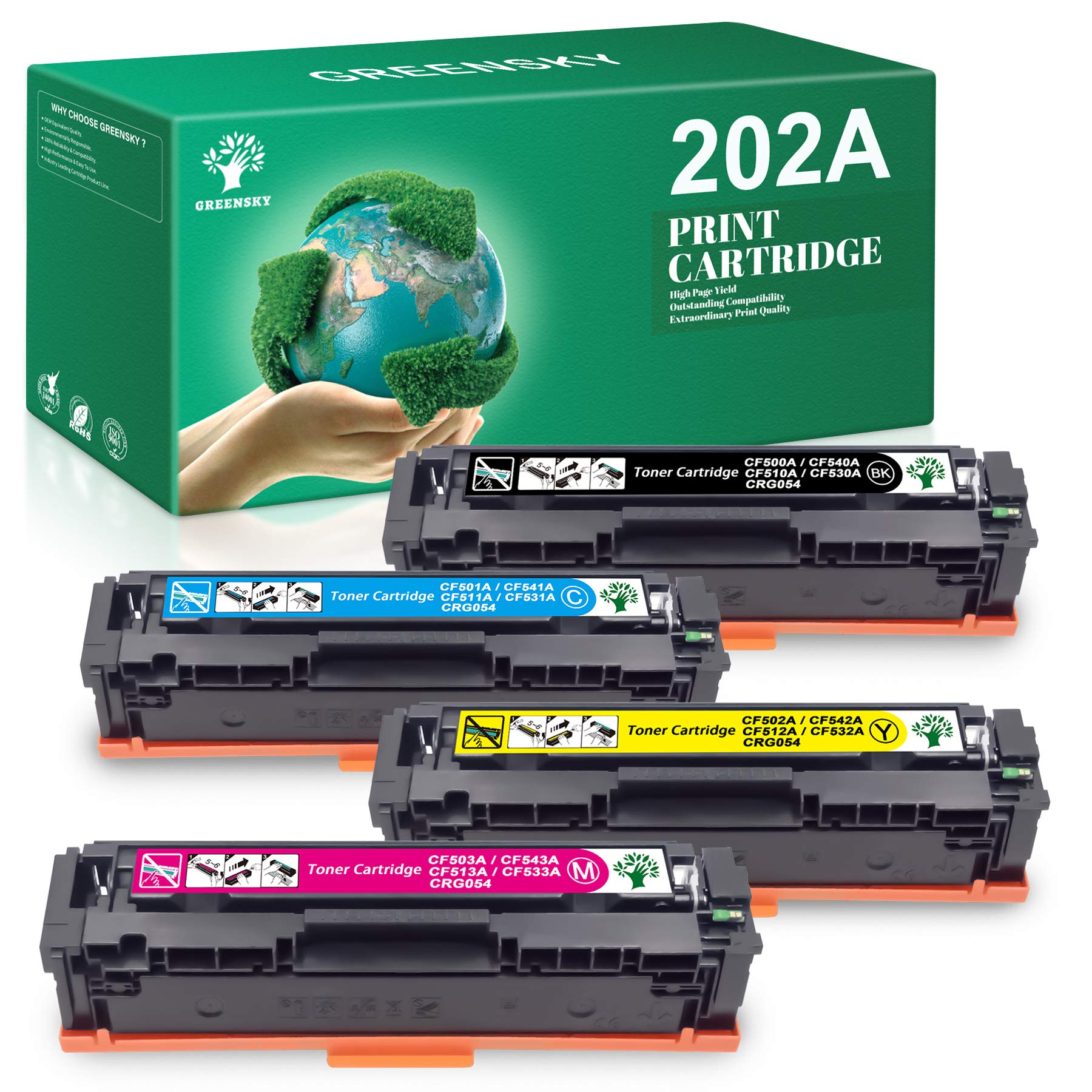 hp toner cartridges 202a