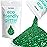 Hemway Eco Friendly Biodegradable Glitter 100g / 3.5oz Bio Cosmetic Safe Sparkle Vegan for Face, Eyeshadow, Body, Hair, Nail and Festival Makeup, Craft - Fine (1/64 0.015 0.4mm) - Emerald Green