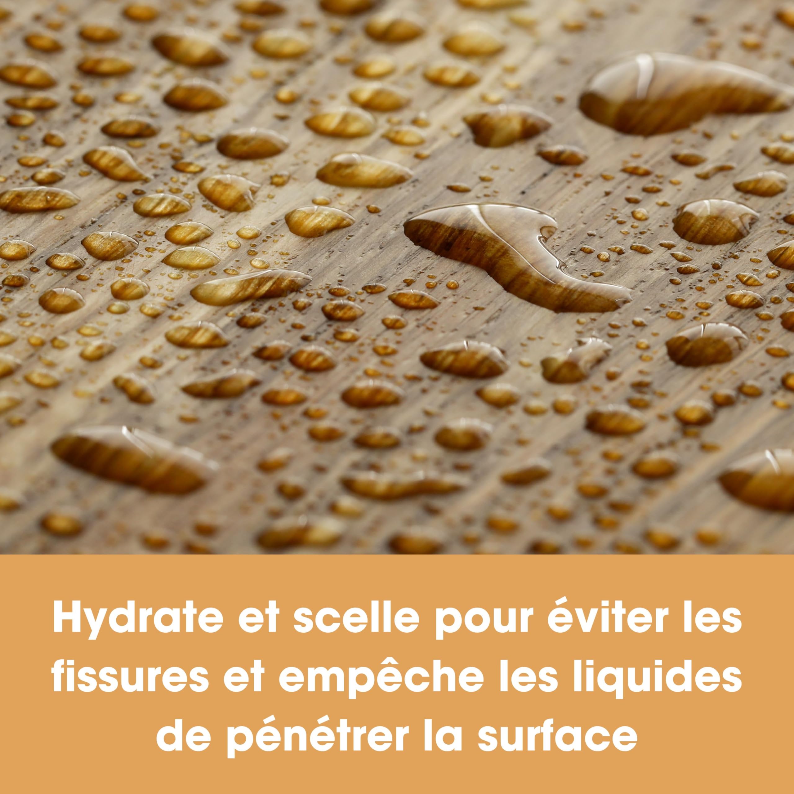 Furniture Clinic Conditionneur planche à découper huiles cires minérales alimentaire 500 ml