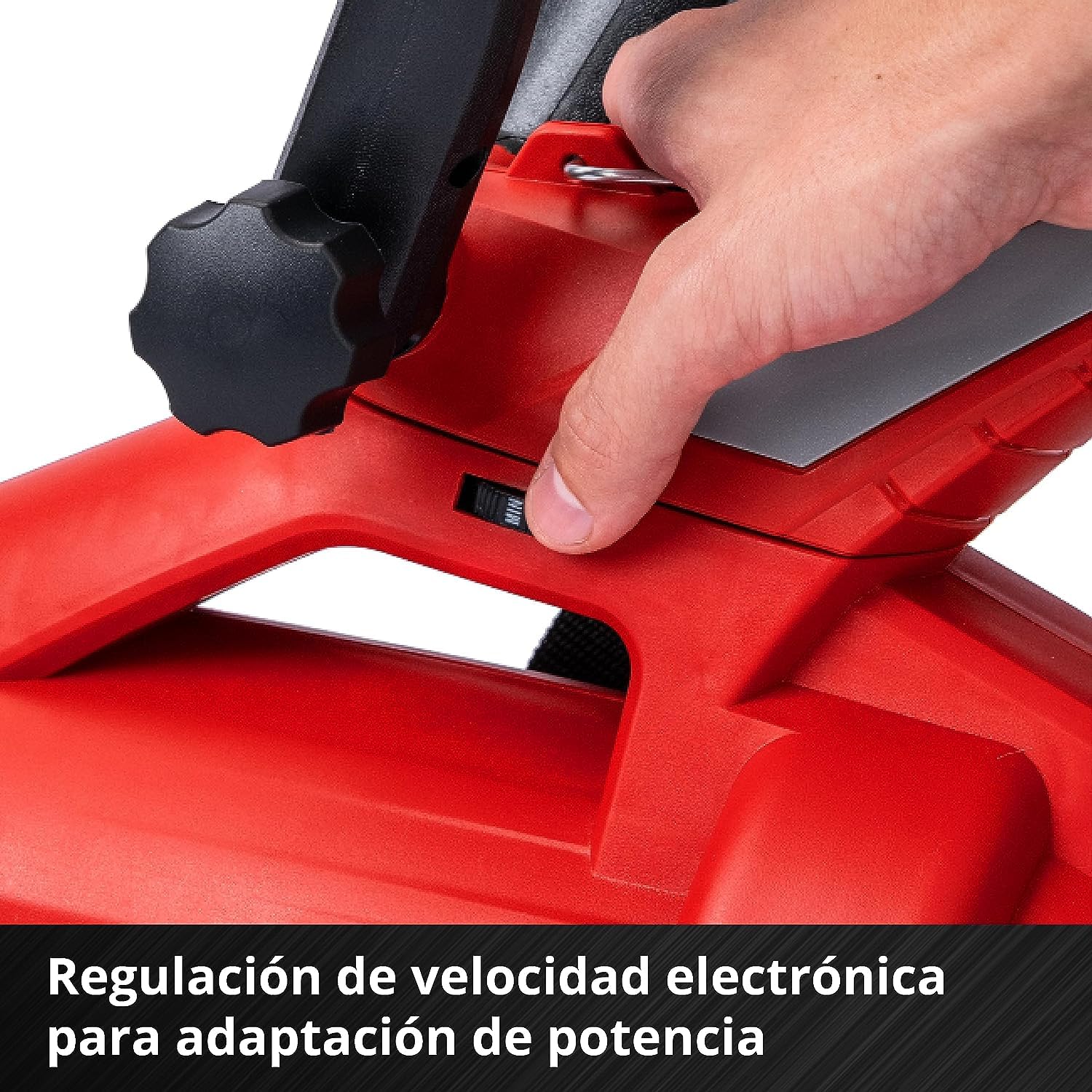 Einhell GE-CL 36 Li E Solo - Aspirador-soplador de Hojas con tecnología Power X-Change 2x18V (Flujo de Aire de 210 km/h, Bolsa de 45 l, 8000-13000 RPM) (Ref. 3433600)