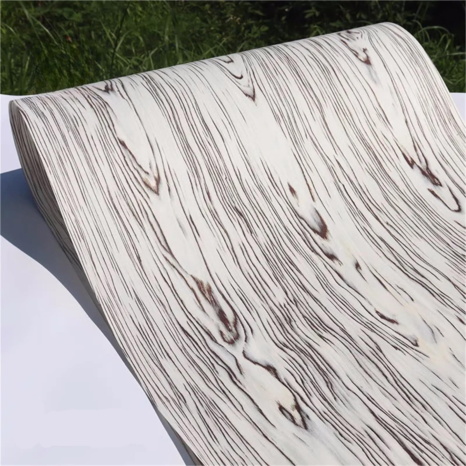 Chapa Madera Rollo Panel de pared chapa madera for decoración del hogar, muebles maciza, superficie adhesiva, 58 x 250 cm, grosor 0,25 mm