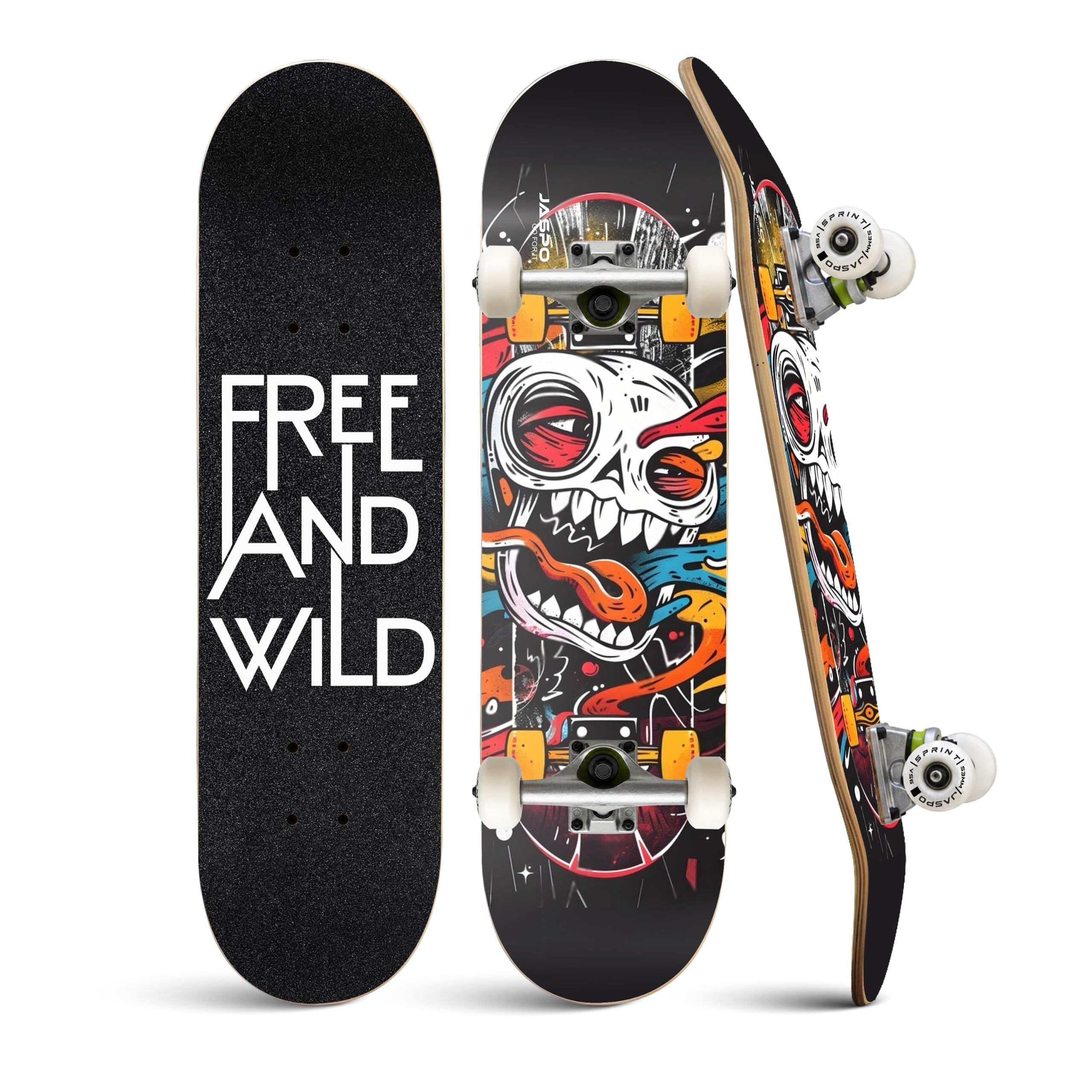Buy Jaspo Street King Skateboard for Adults & Kids - 7-Layer