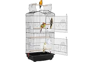 Yaheetech 41-inches Open Top Medium Sized Canary Flight Parrot Conure Cages for Birds
