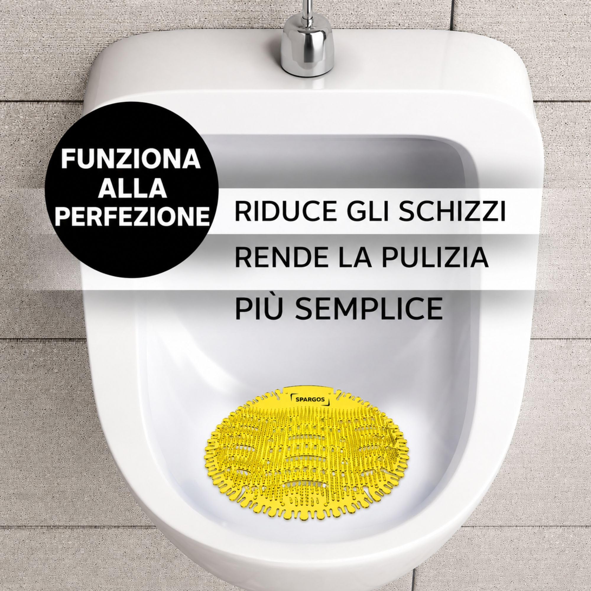 Spargos Pastiglie Orinatoio Profumate 24 Pezzi - Anti-Spruzzo