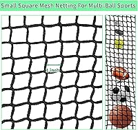 Vista 5 de Red de práctica de golf - Red de nailon resistente, 10 x 10 pies/10 x 15 pies/10 x 20 pies