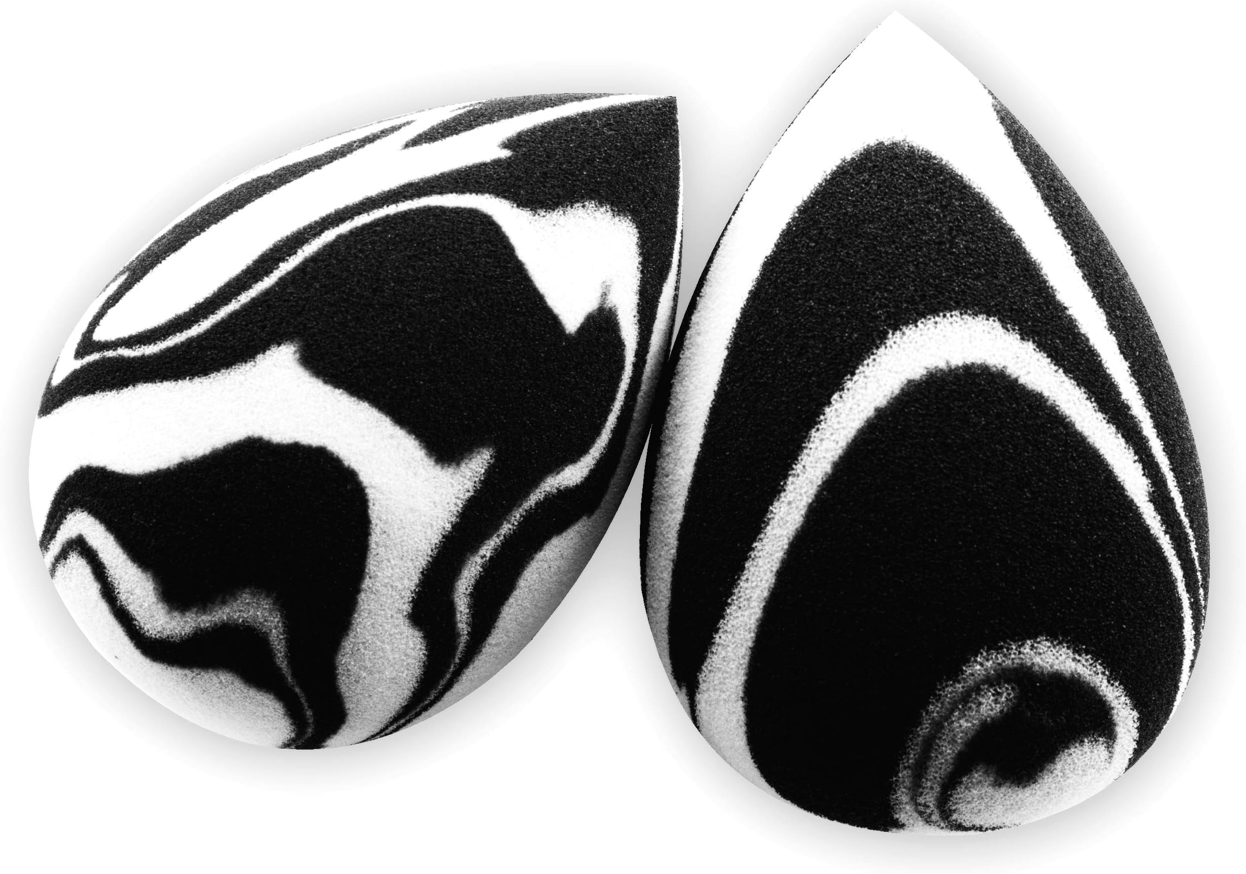 Premium Quality Marble Makeup Sponges, Soft Microfiber Blenders, 2 pack