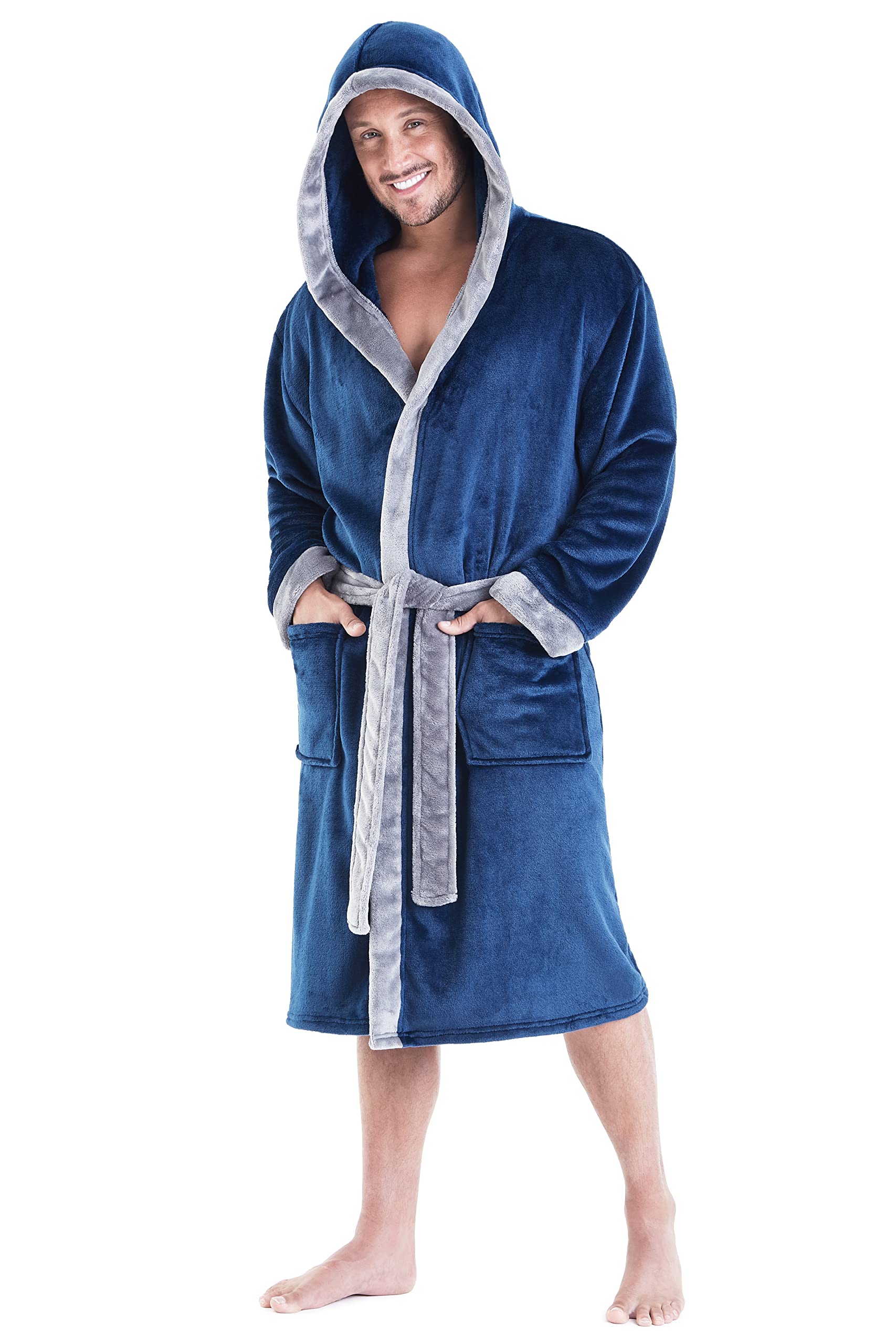 CityComfort Vestaglia Uomo Invernale, Vestaglia da Notte in Pile Morbida e Calda