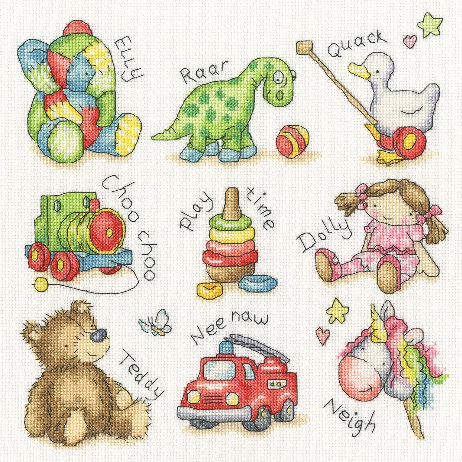 Bothy Threads Counted Cross Stitch Kit -Play!