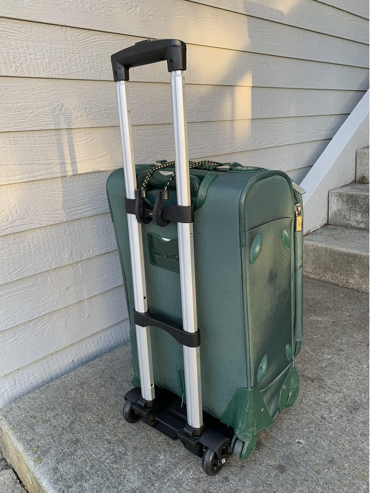 Mount Plus Carro de equipaje plegable A6 y carro de equipaje | Capacidad de 75 libras | Carro de equipaje portátil ligero con asa telescópica y 4 ruedas de goma | Marco de acero