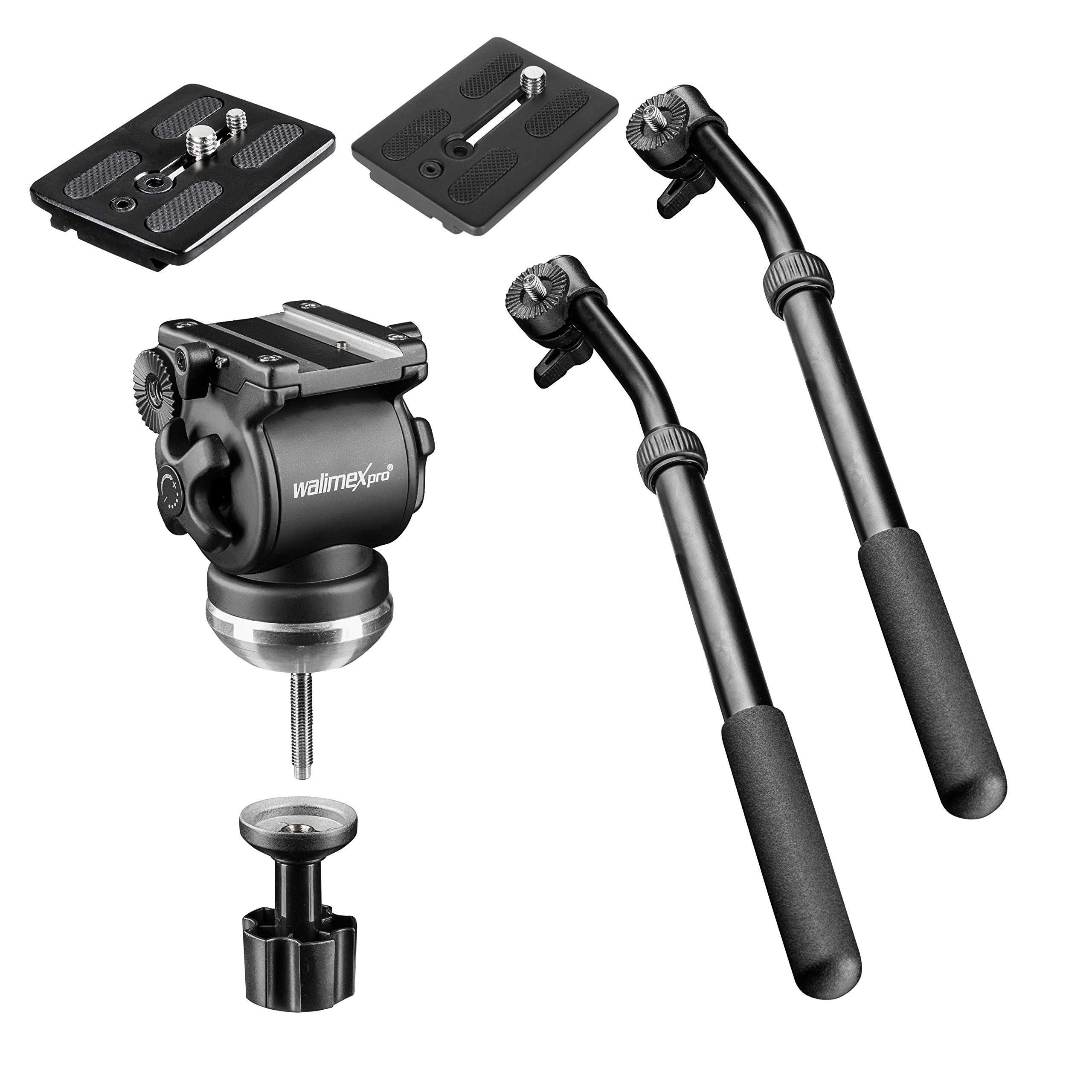 Walimex Pro EI-717 - Treppiede video-professionale, 133 cm