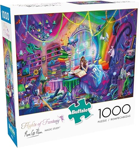 Miniatura 3 de Buffalo Games - Vuelos de fantasía - Estudio mágico - Rompecabezas de 1000 piezas
