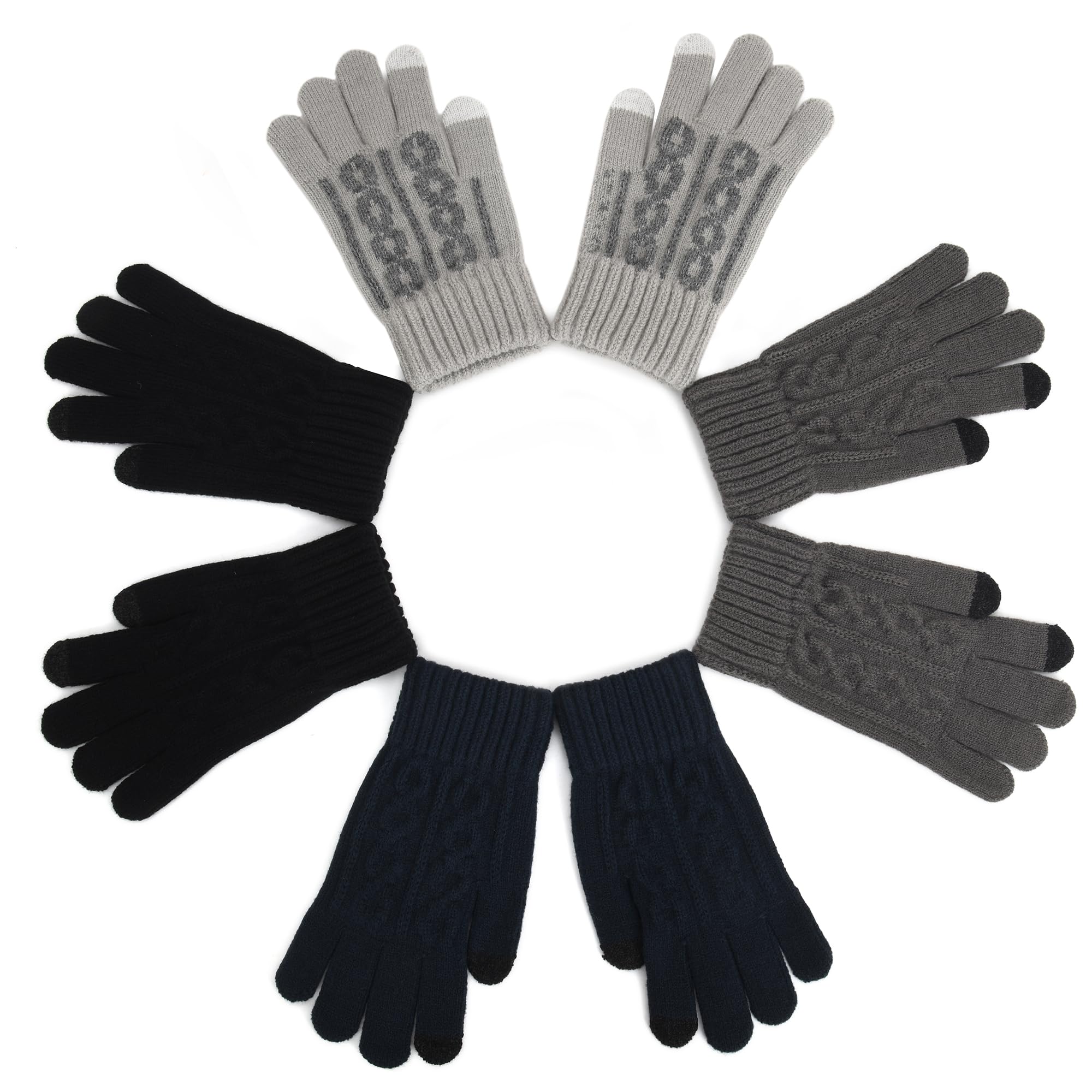 Gants Tactiles Hiver pour Homme Femme Gants Chaud Hiver pour Camping Randonnée Activités de Plein Air en Hiver