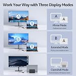 acer USB C Hub 5-in-1, 4K@60Hz USB-C to HDMI Adapter, USB-A & USB-C 5Gbps Data, PD 100W Power Delivery, Aluminium Multiport Splitter Adapter for laptop, MacBook Neo/Pro/Air, Mac mini M4, Surface, S26.