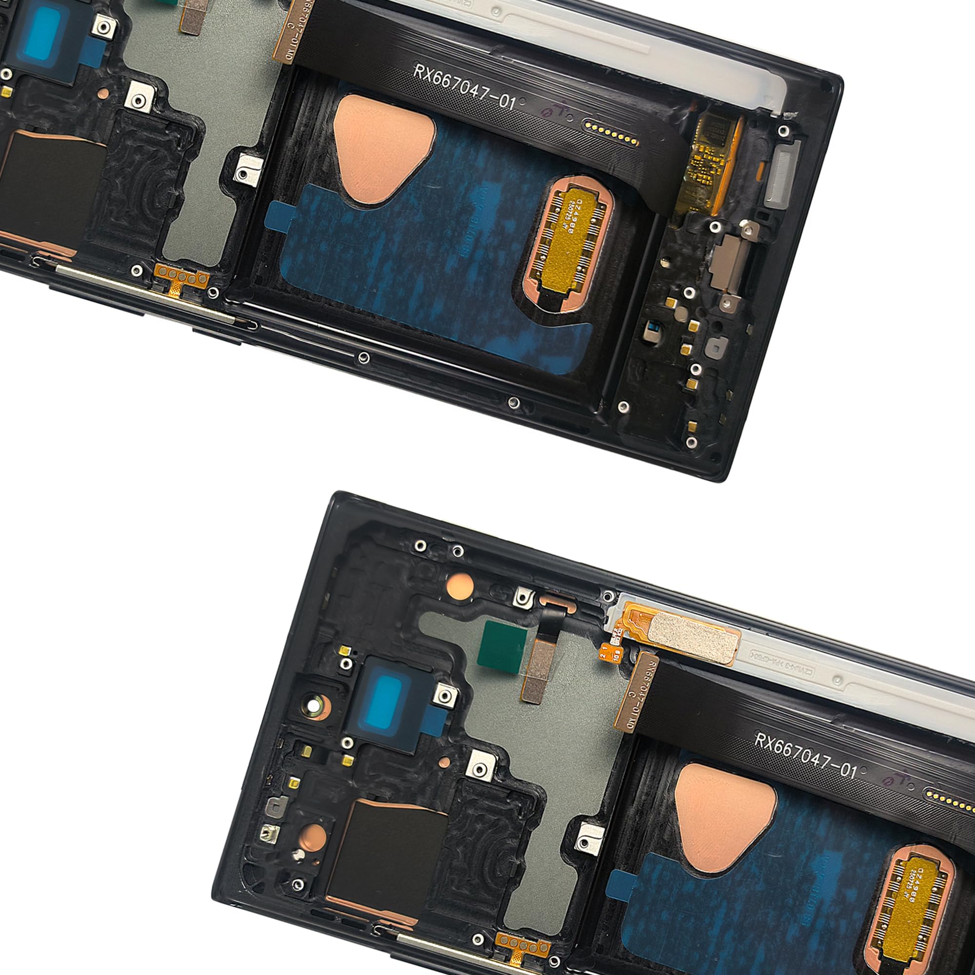 Wyświetlacz OLED do Samsung Galaxy Note 20 Ultra SM-N985F, SM-N985F/DS [z ramką] [z odciskami palców] [6,9 cala] wyświetlacz LCD Touch Screen Digitizer z zestawem narzędzi